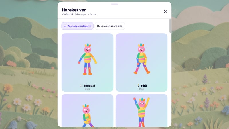 Jointo hareket kütüphanesi ve hazır hareketler
