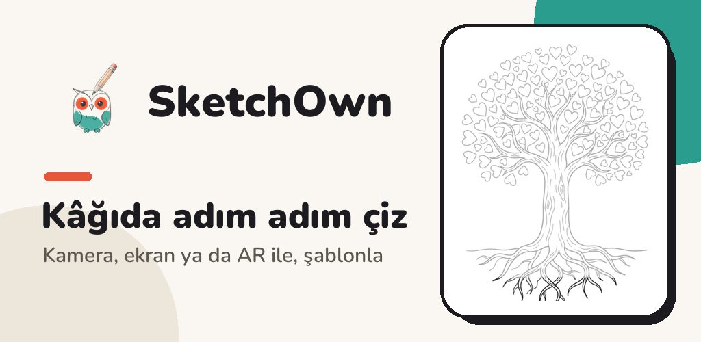 SketchOwn — Adım adım çizim öğreten uygulama